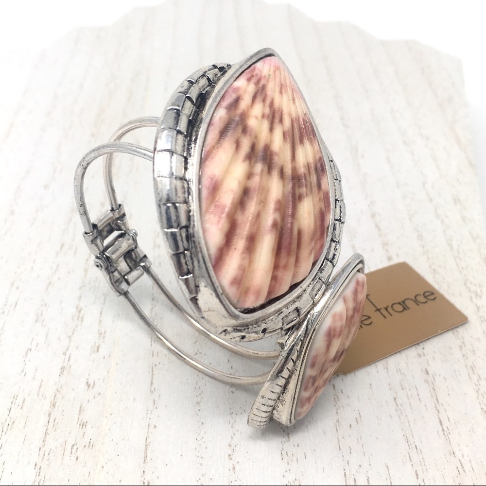 New Large Seashells Expandable Statement Piece Bo… - image 3